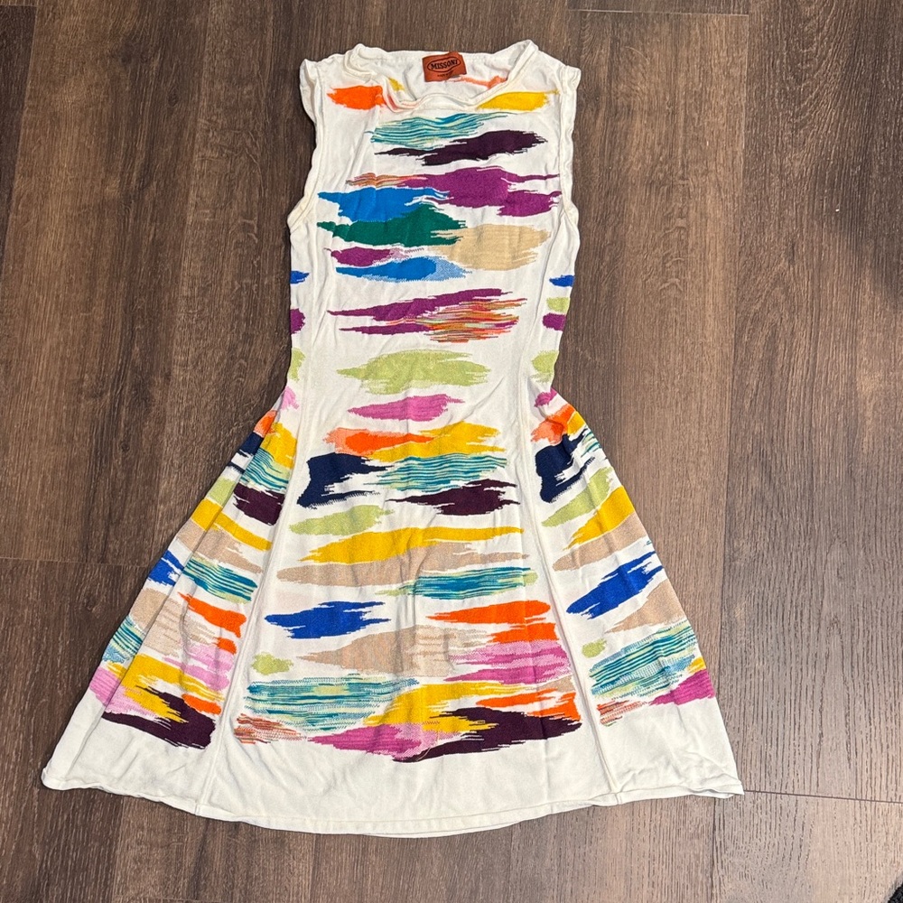 Missoni Multicolor Abstract Midi Dress